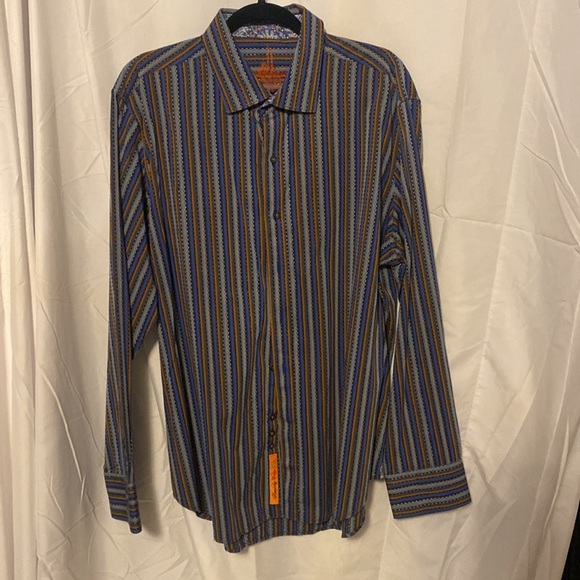 Robert Graham Button Down Long Sleeve size XXL - Picture 2 of 6